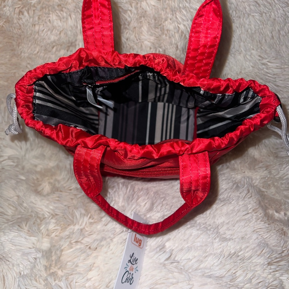LUG Ditty Pouch / Mini Tote – NWT – Poppy Red - Picture 6 of 9
